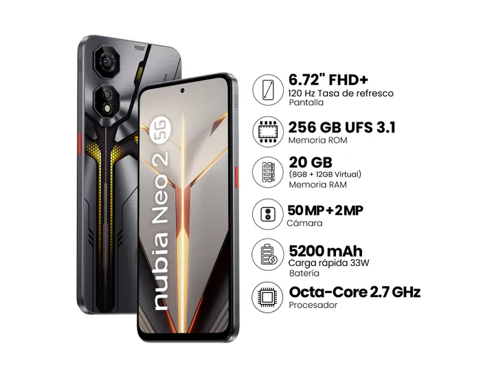 ZTE NUBIA NEO 2 5G  6.72