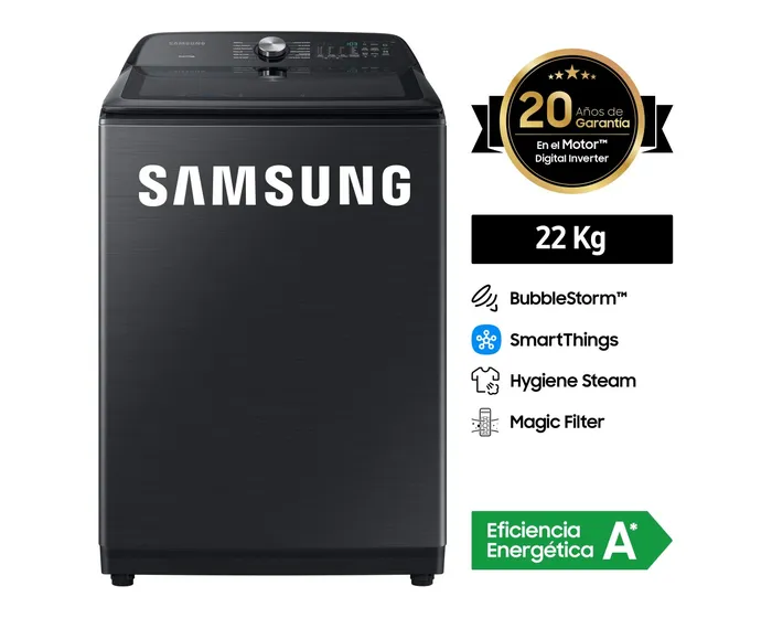 LAVADORA SAMSUNG BUBBLE SMART 22K