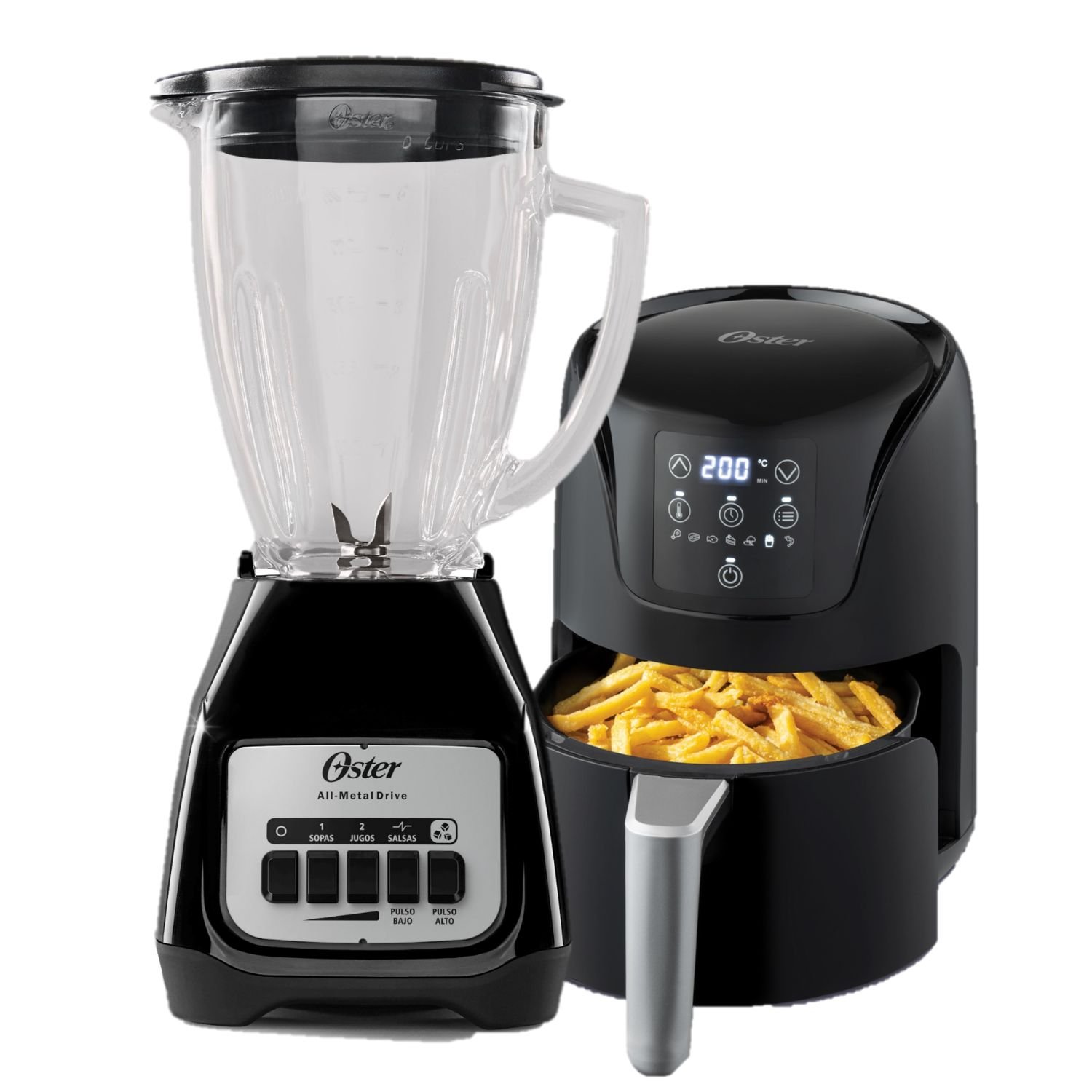 COMBO OSTER (FREIDORA DE AIRE 1.8L + LICUADORA)