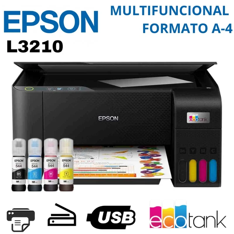 IMPRESORA MULTIFUNCIONAL EPSON ECOTANK L3210