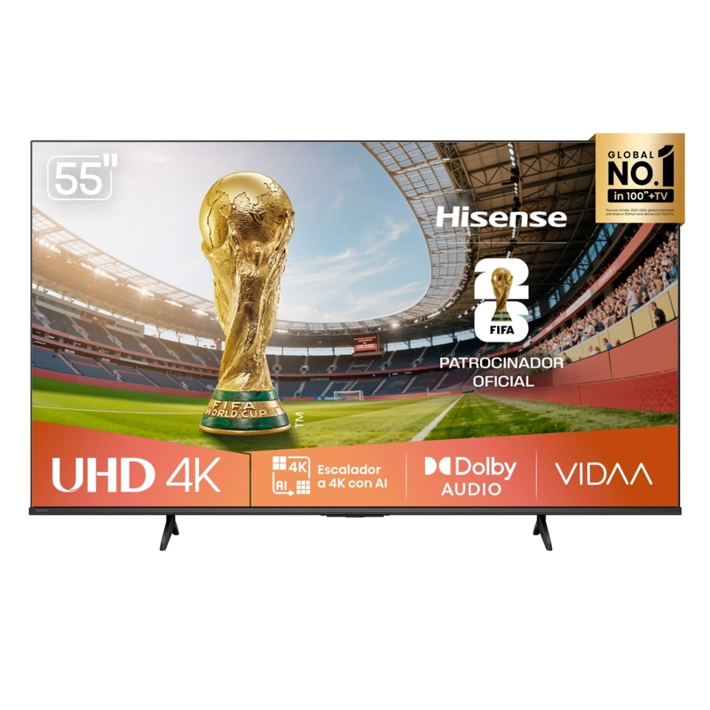 TELEVISOR SMART TV HISENSE 4K ULTRA HD 55