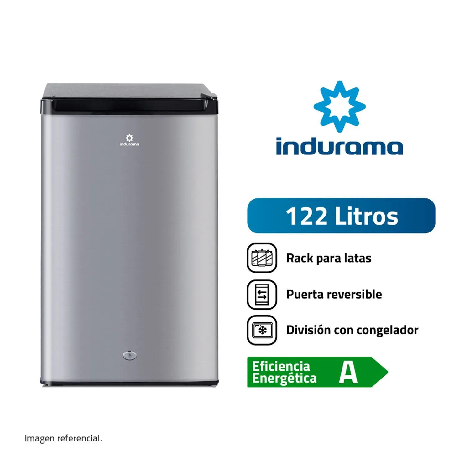 FRIGOBAR INDURAMA 122 LITROS
