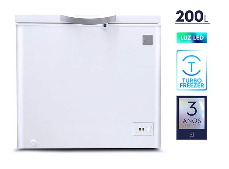 CONGELADORA ELECTROLUX 145 L NO FROST BLANCO