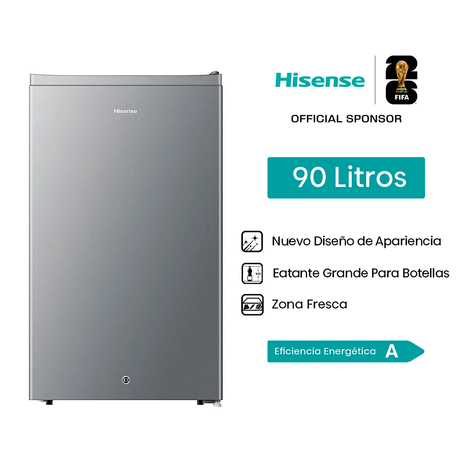 FRIGOBAR HISENSE 90 LITROS 