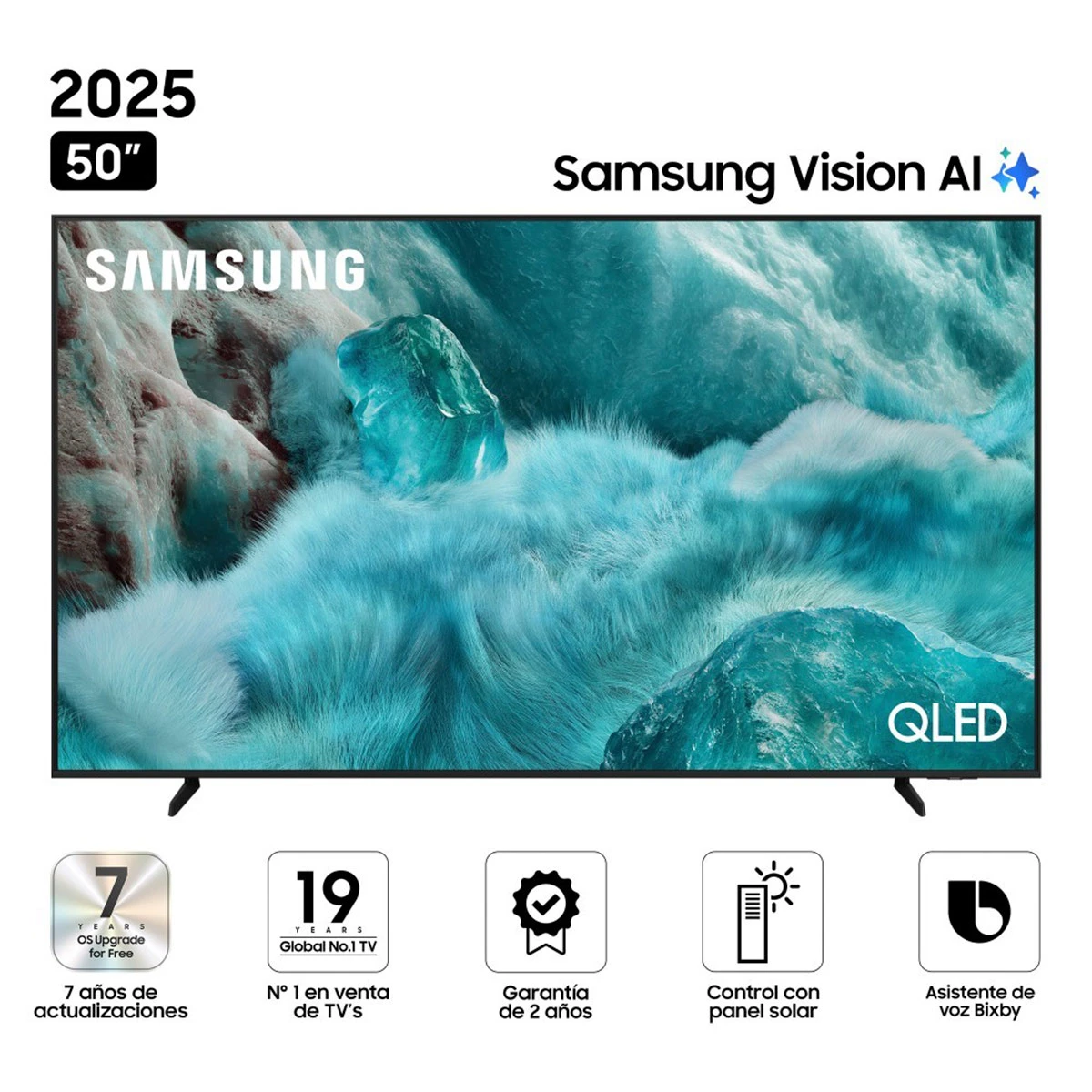 TELEVISOR SMART TV SAMSUNG 4K ULTRA HD 50â€ VISION AI 