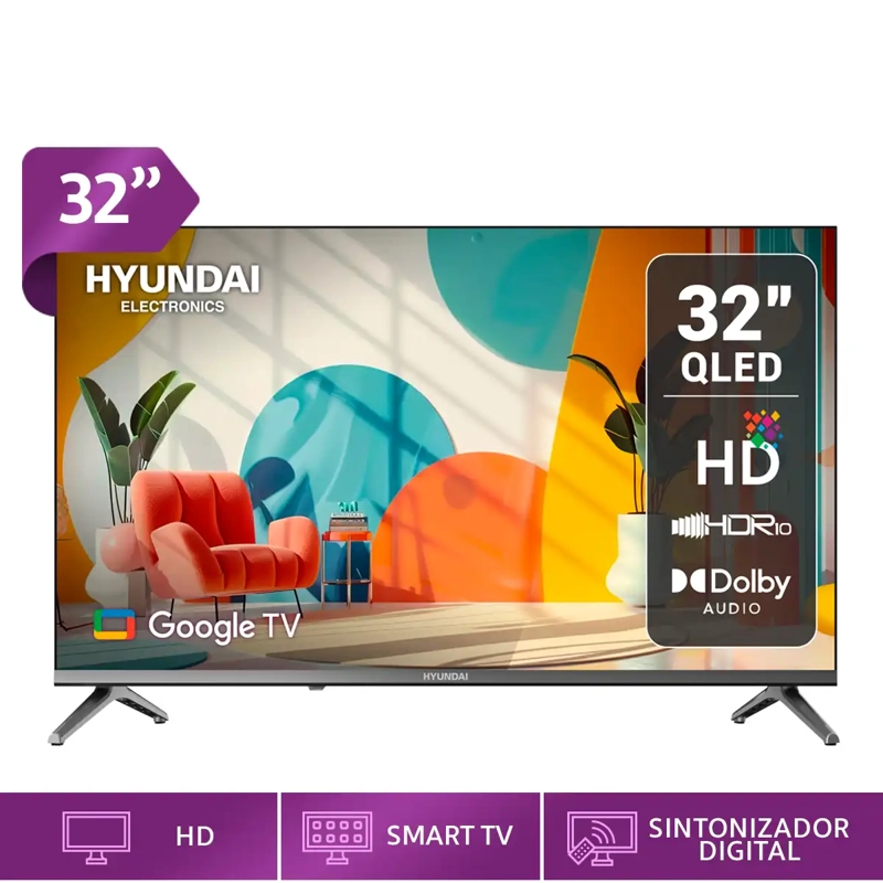 TELEVISOR SMART TV HYUNDAI QLED 32
